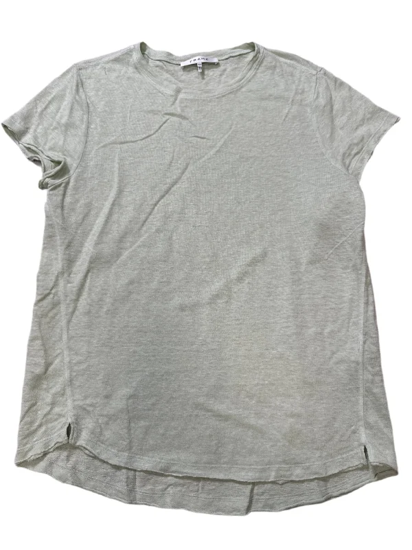 Top Short Sleeve Basic By Frame In Green, Size: M