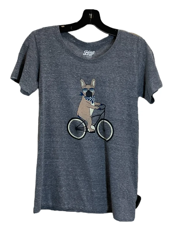 Top Short Sleeve By Clothes Mentor In Grey, Size: S