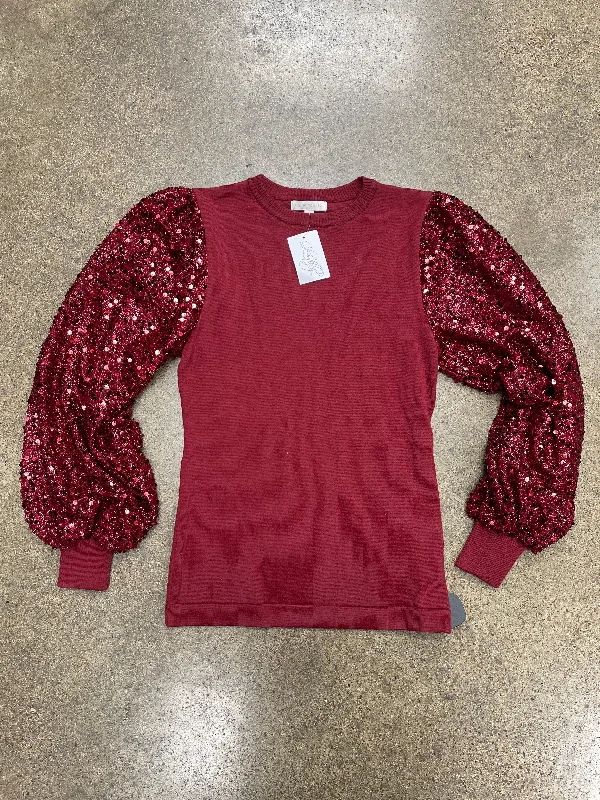 Top Ls By Flying Monkey In Red, Size:S