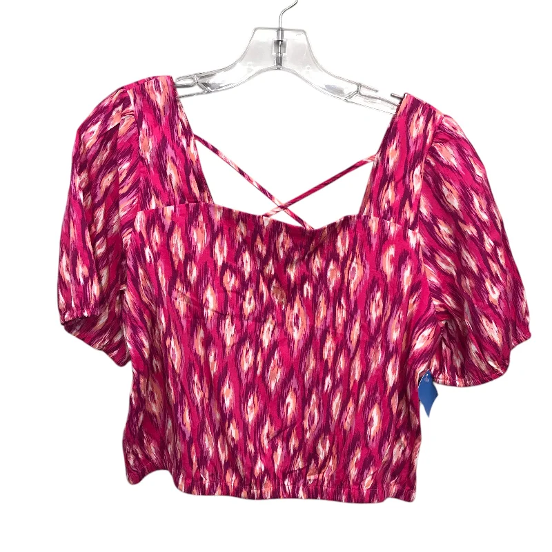 Top Ss By Loft In Pink, Size:M