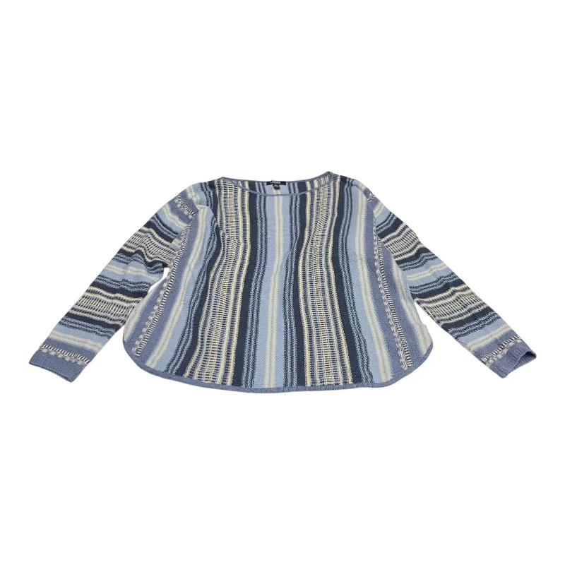 Top Long Sleeve By Chaps In Blue, Size: M